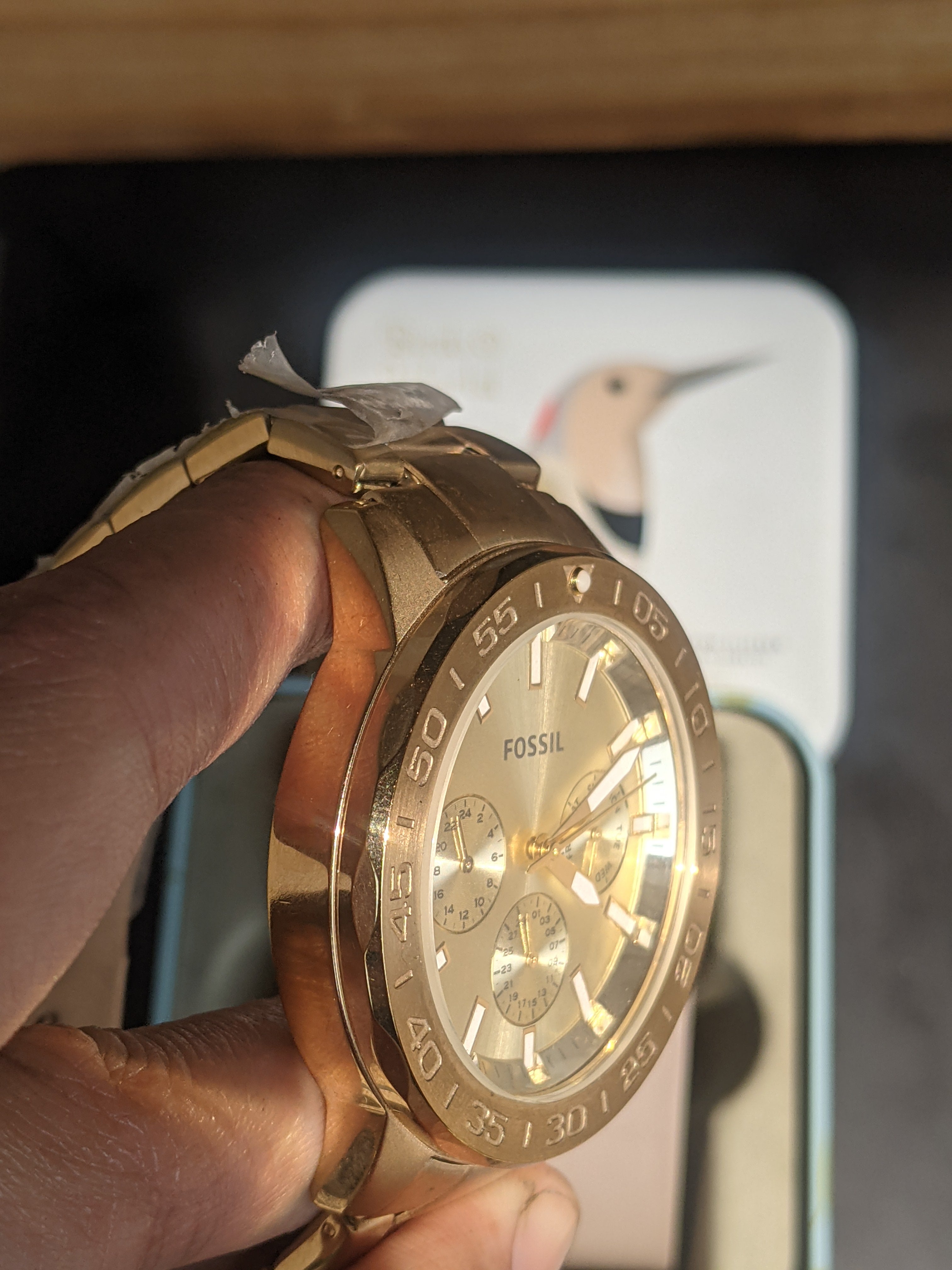 Fossil BQ2588 Bannon Men’s Gold Stainless Steel Analog Watch