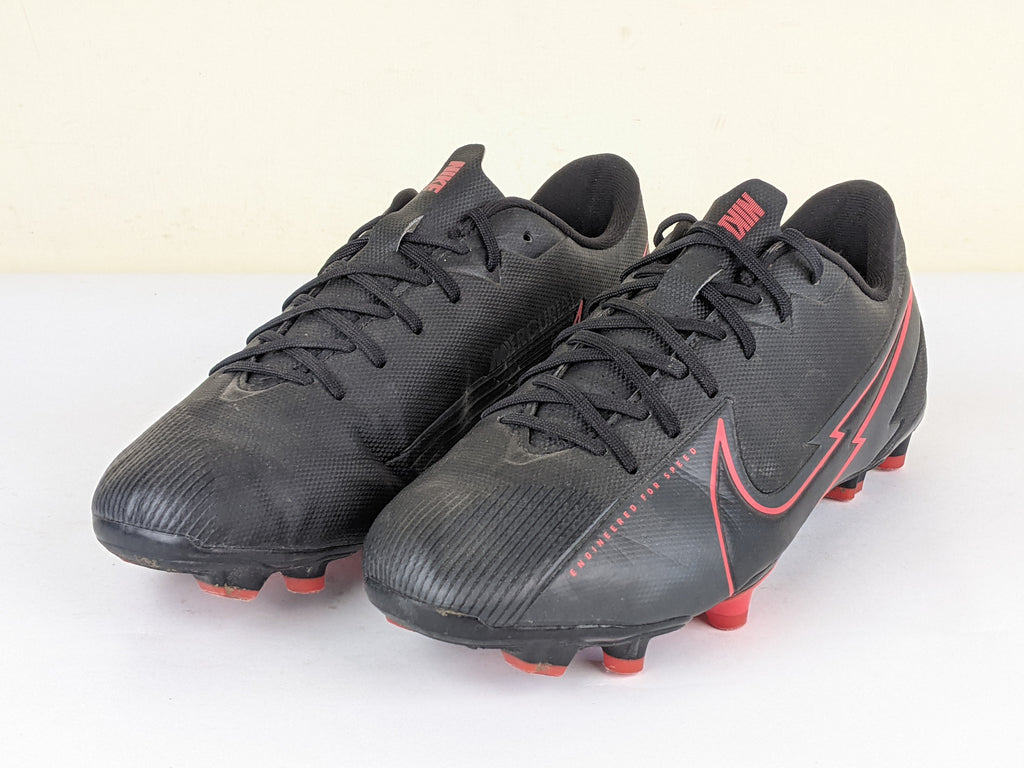 Nike Mercurial Vapor 13 Academy MG Black X Chile Red - Black/Chile Red/Dark Smoke Grey Kids