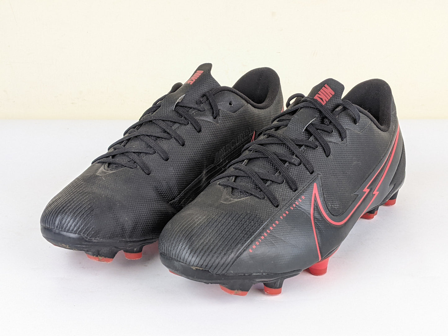Nike Mercurial Vapor 13 Academy MG Black X Chile Red - Black/Chile Red/Dark Smoke Grey Kids