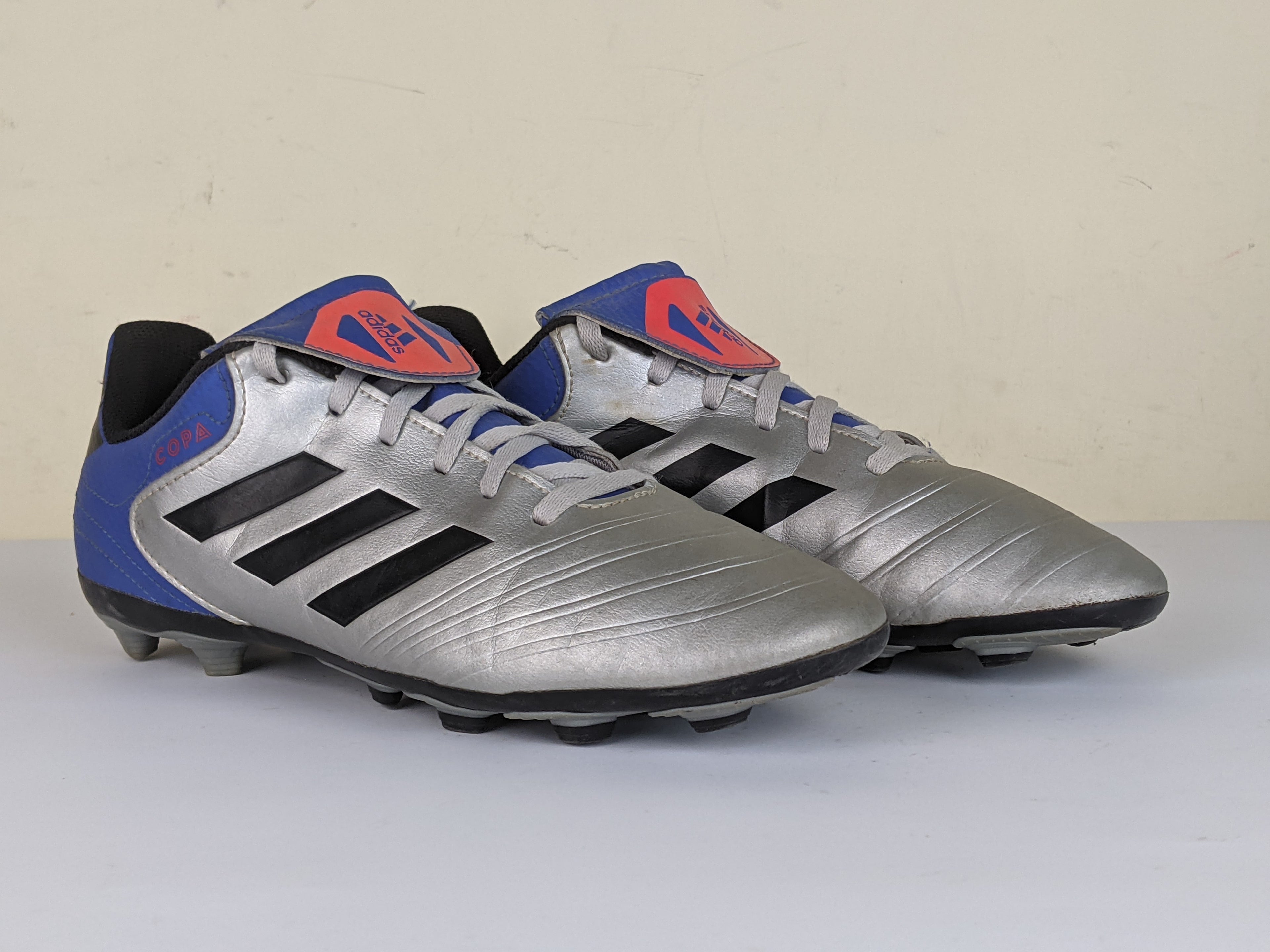 adidas Copa 18.4 FXG 'Silver Black Blue'