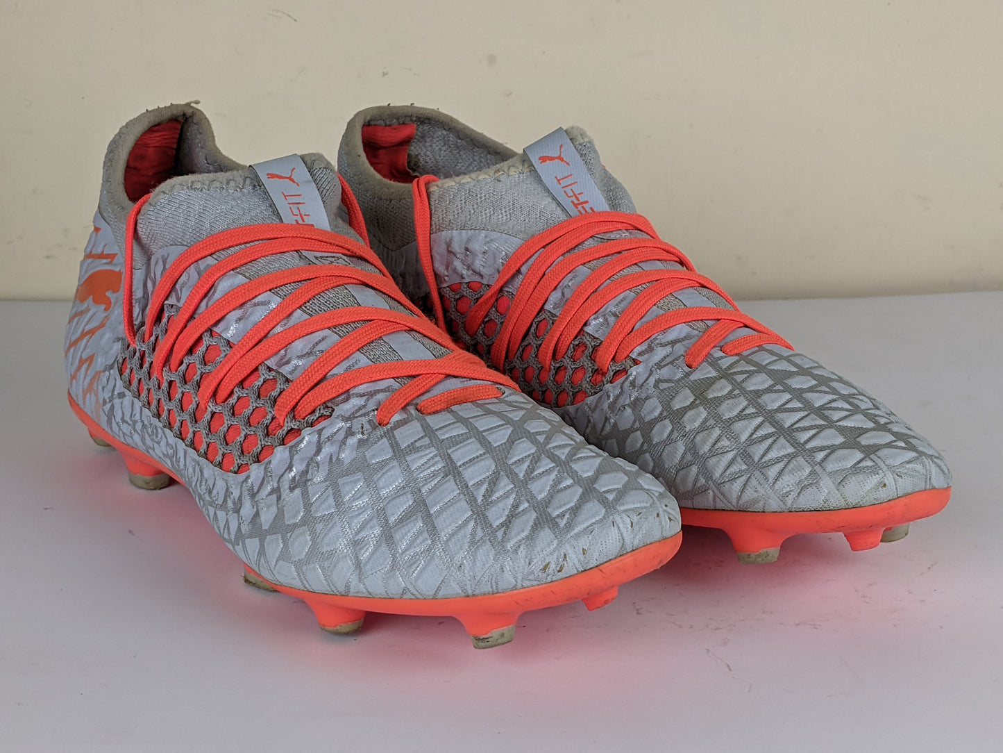 PUMA Future 4.3 Netfit FG/AG Anthem - Gray/Red