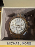 Michael Kors Men's Chronograph Lexington Two-Tone Stainless Steel Watch MK8344