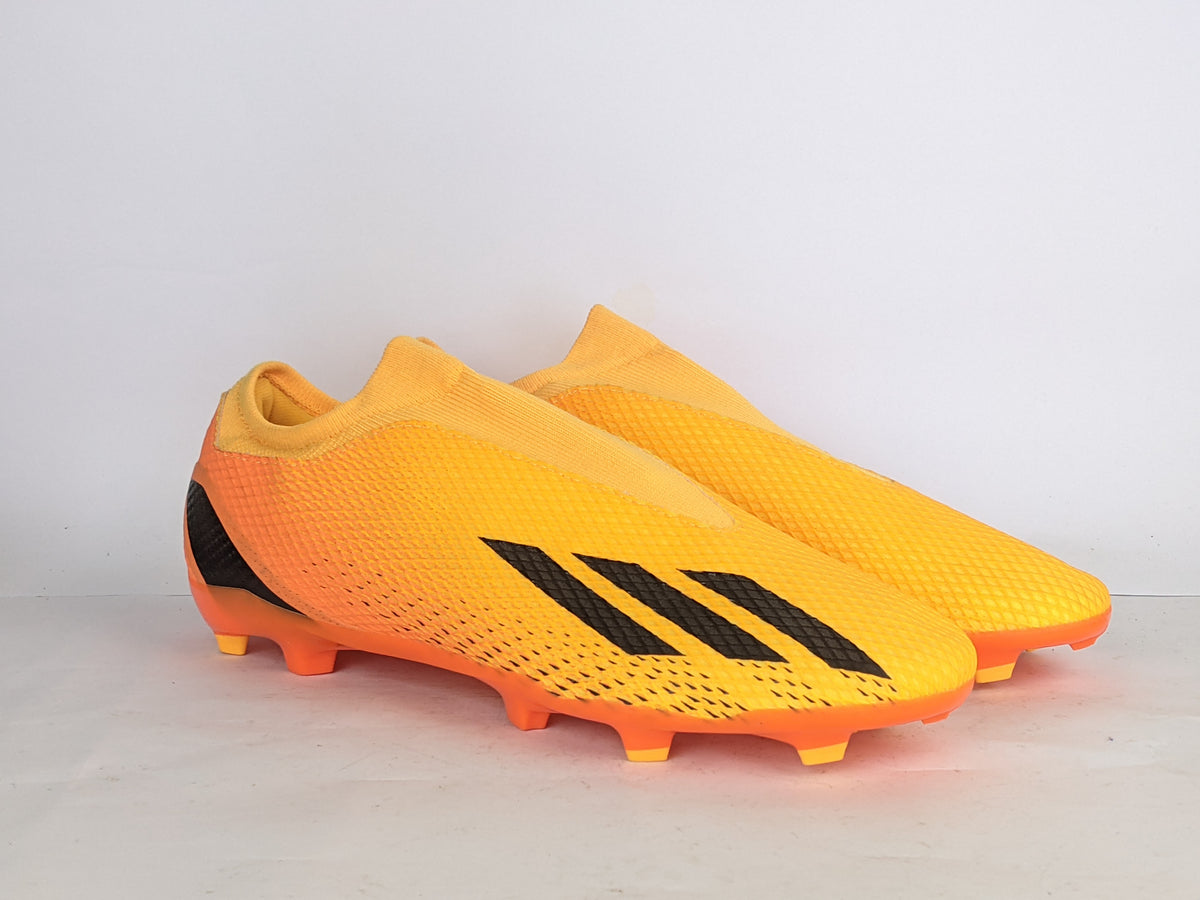 adidas X Speedportal .3 Laceless FG Heatspawn - Solar Gold/Core Black/Solar Orange