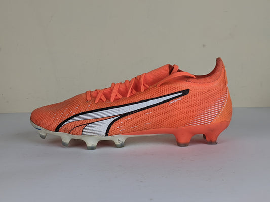 PUMA Ultra Match FG/AG Supercharge - Ultra Orange/PUMA White/Blue Glimmer
