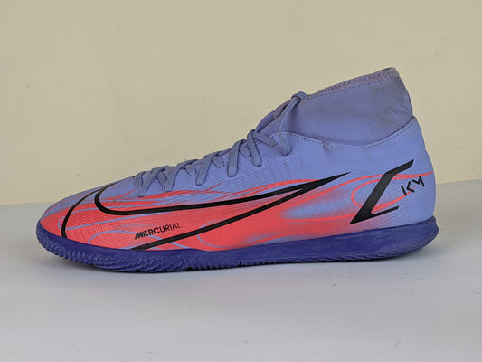 Nike Mercurial Superfly 8 Club IC KM Flames - Light Thistle/Metallic Silver