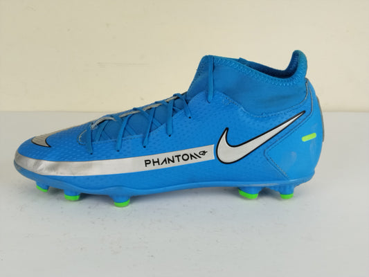 Nike Phantom GT Club DF MG Spectrum - Photo Blue/Metallic Silver/Rage Green