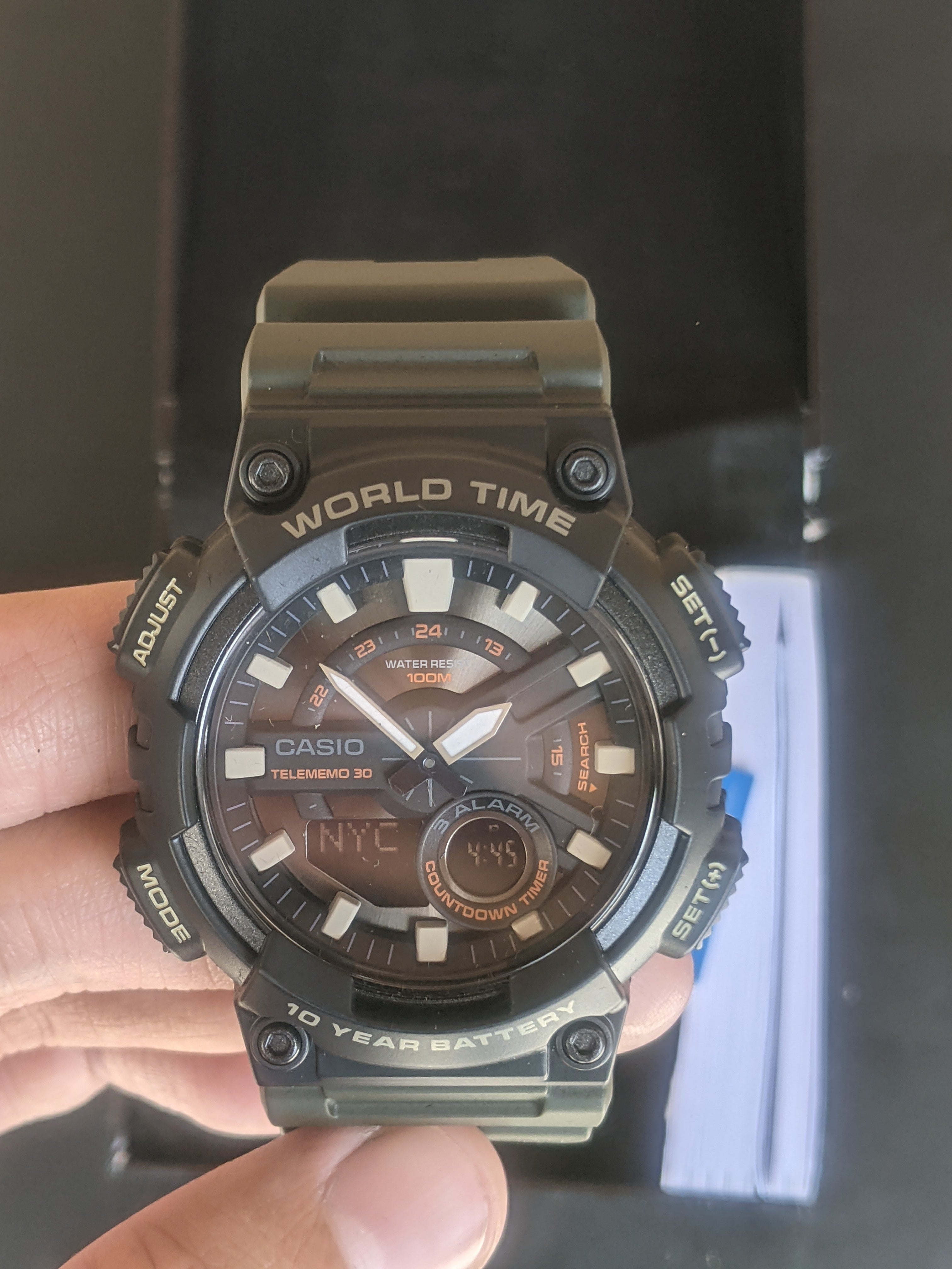 Casio AEQ-110W 'Black' (Brand New)