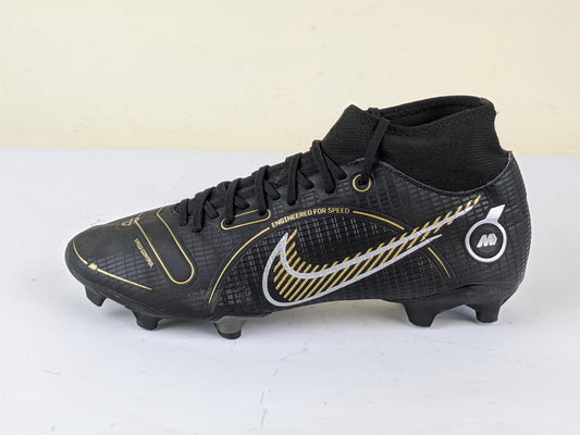Nike Mercurial Superfly 8 Academy MG Shadow - Black/Metallic Gold/Metallic Silver