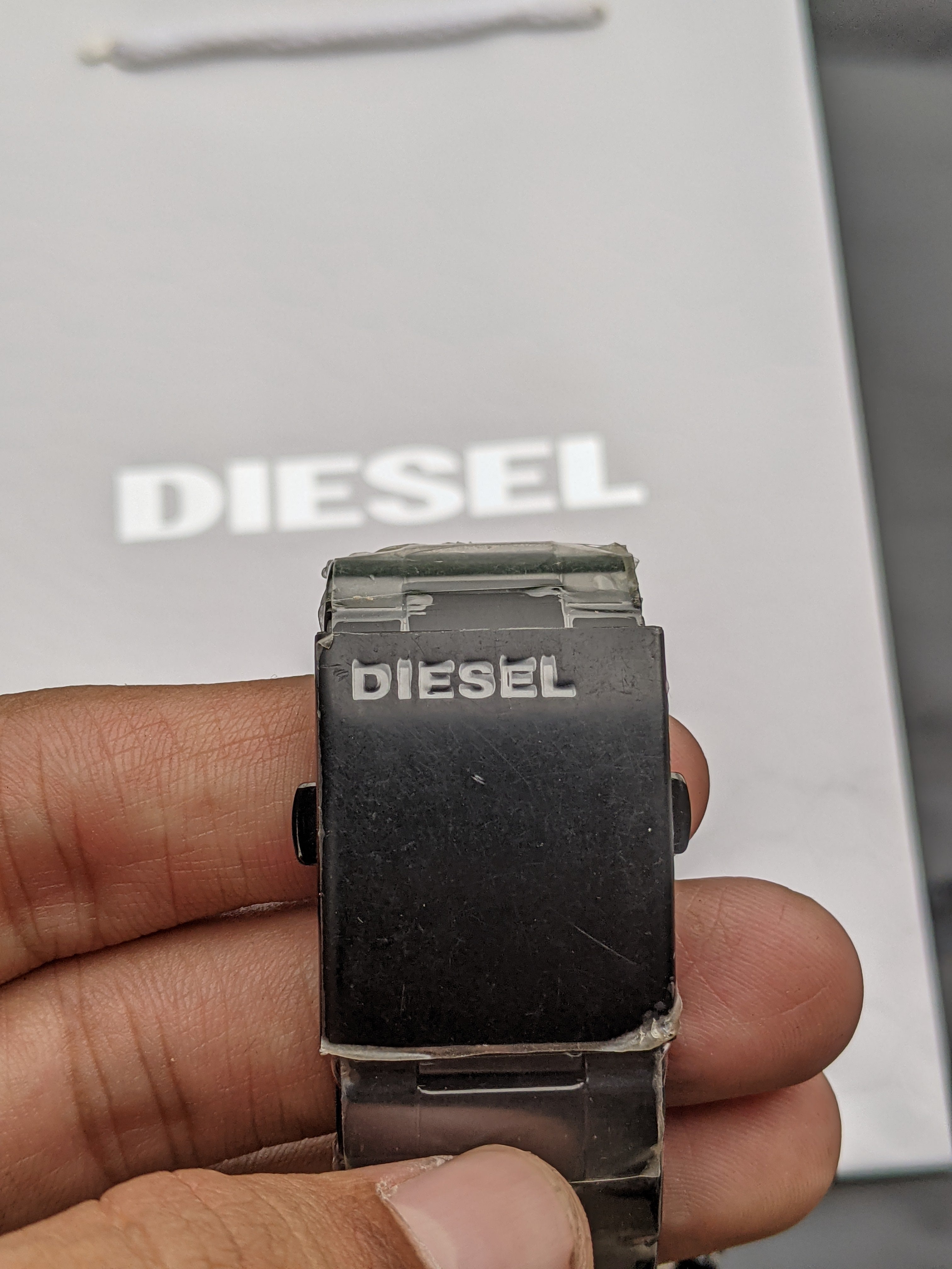 Diesel Chief Chronograph Black Dial Stainless Steel Men's Watch DZ4309