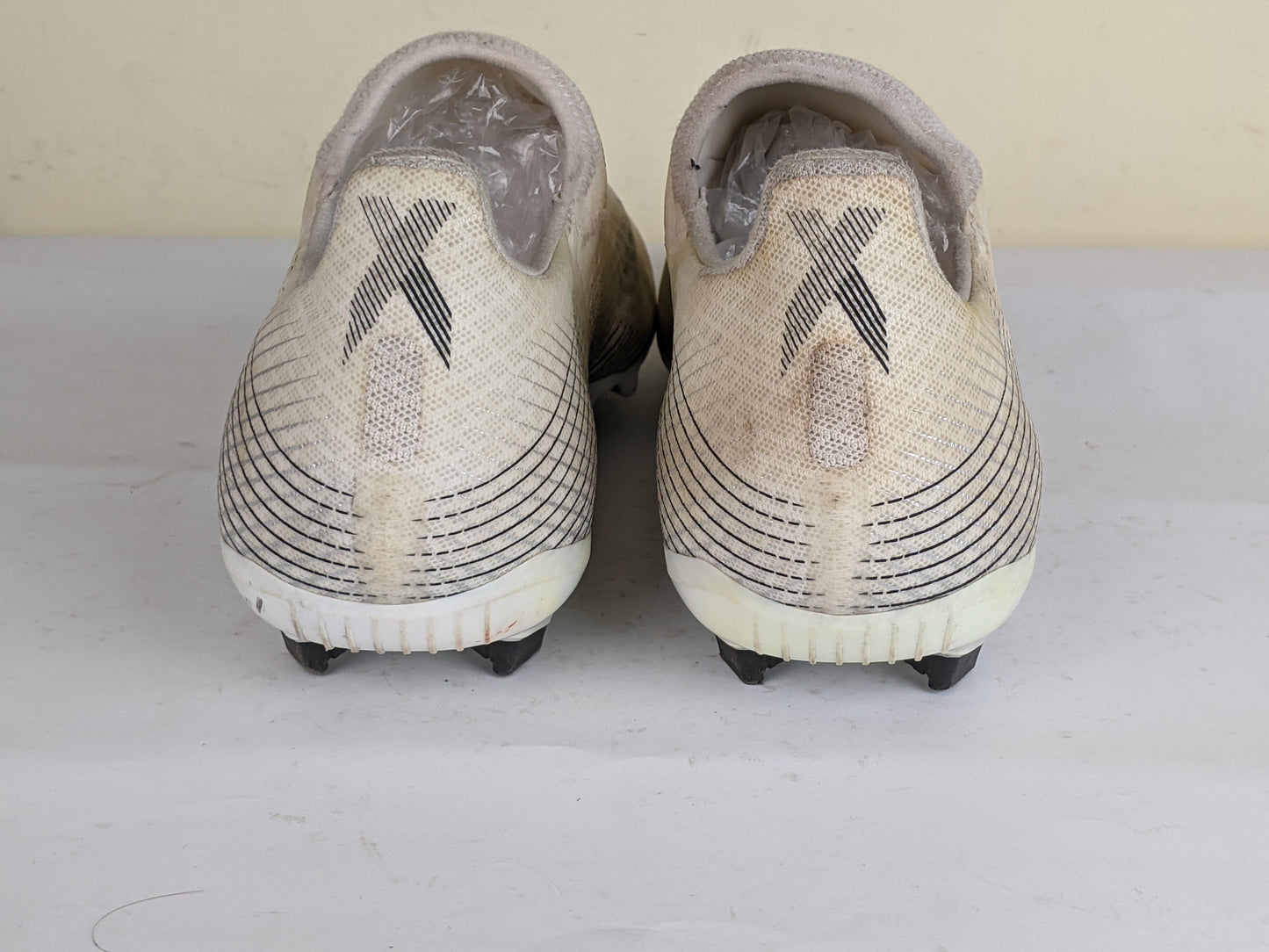 adidas X Ghosted .3 Laceless FG/AG Inflight - Footwear White/Core Black/Silver Metallic