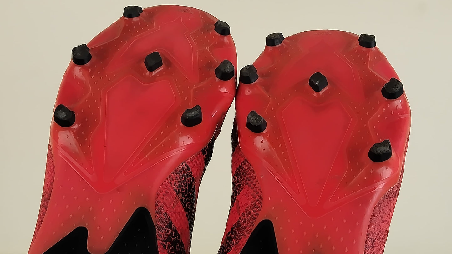 adidas Predator Freak .3 Laceless FG Meteorite - Red/Core Black/Solar Red