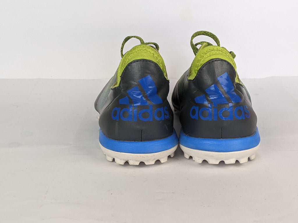 adidas X 15.1 Cage TF Dark Grey/Shock Blue/Semi Solar Slime