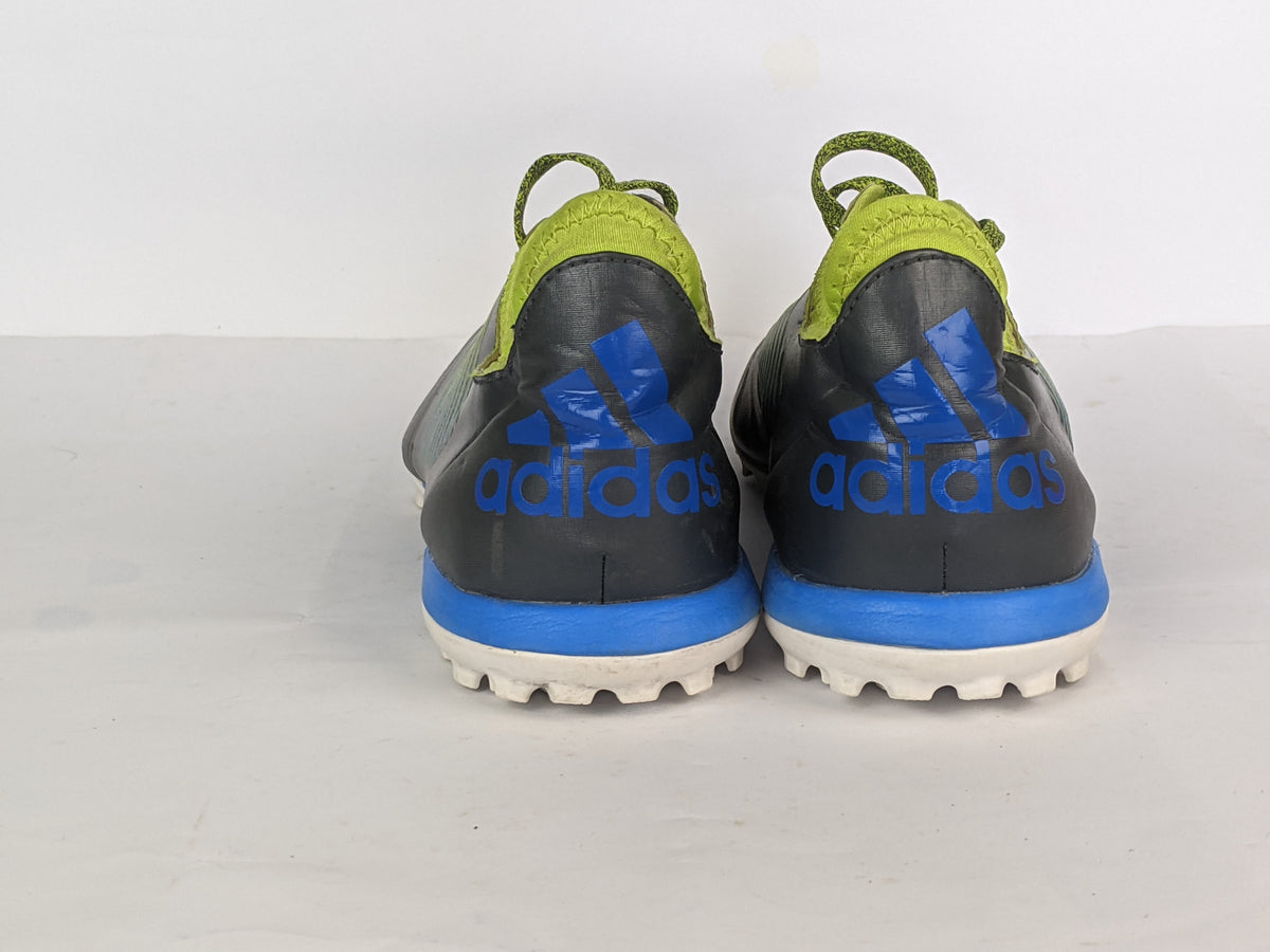 adidas X 15.1 Cage TF Dark Grey/Shock Blue/Semi Solar Slime
