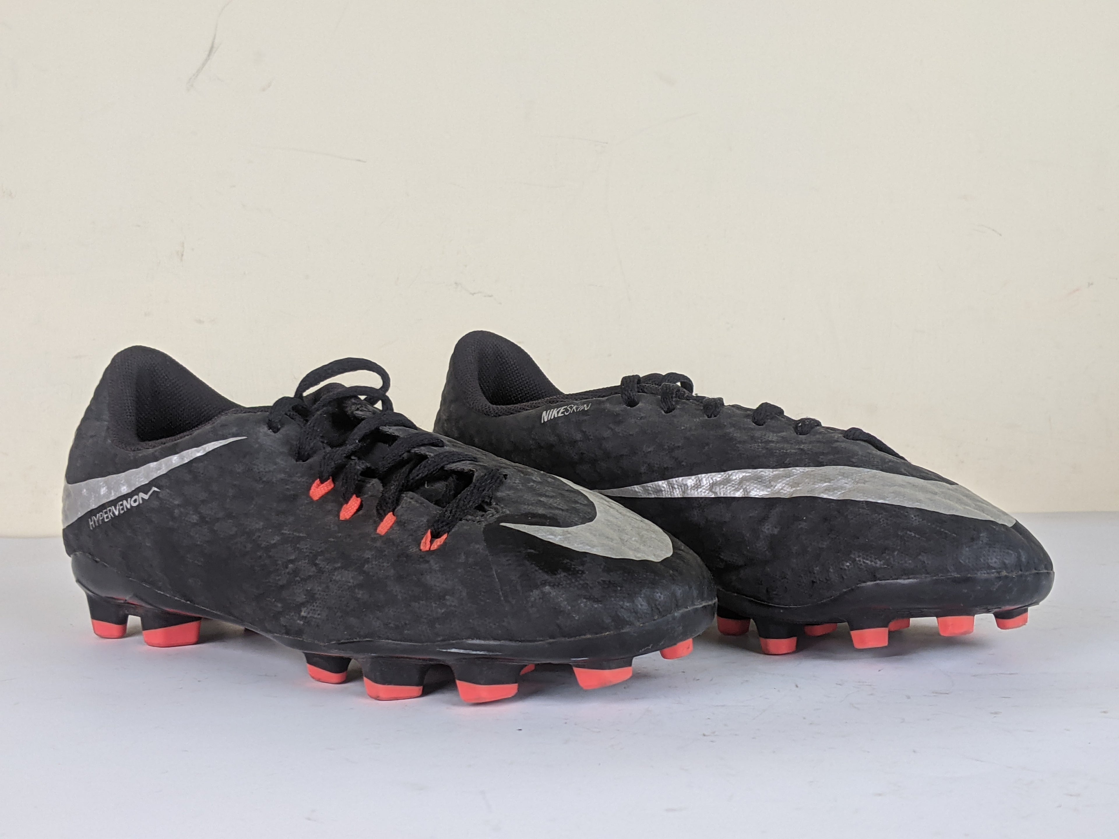 Nike Hypervenom Phelon III Jr FG 'Black/Silver