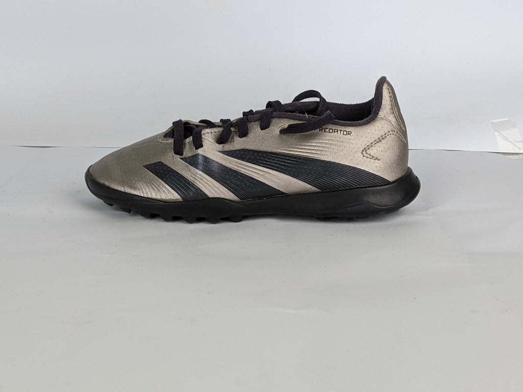 adidas Predator League TF Vivid Horizon - Platin Metallic/Aurora Black/Turbo Kids