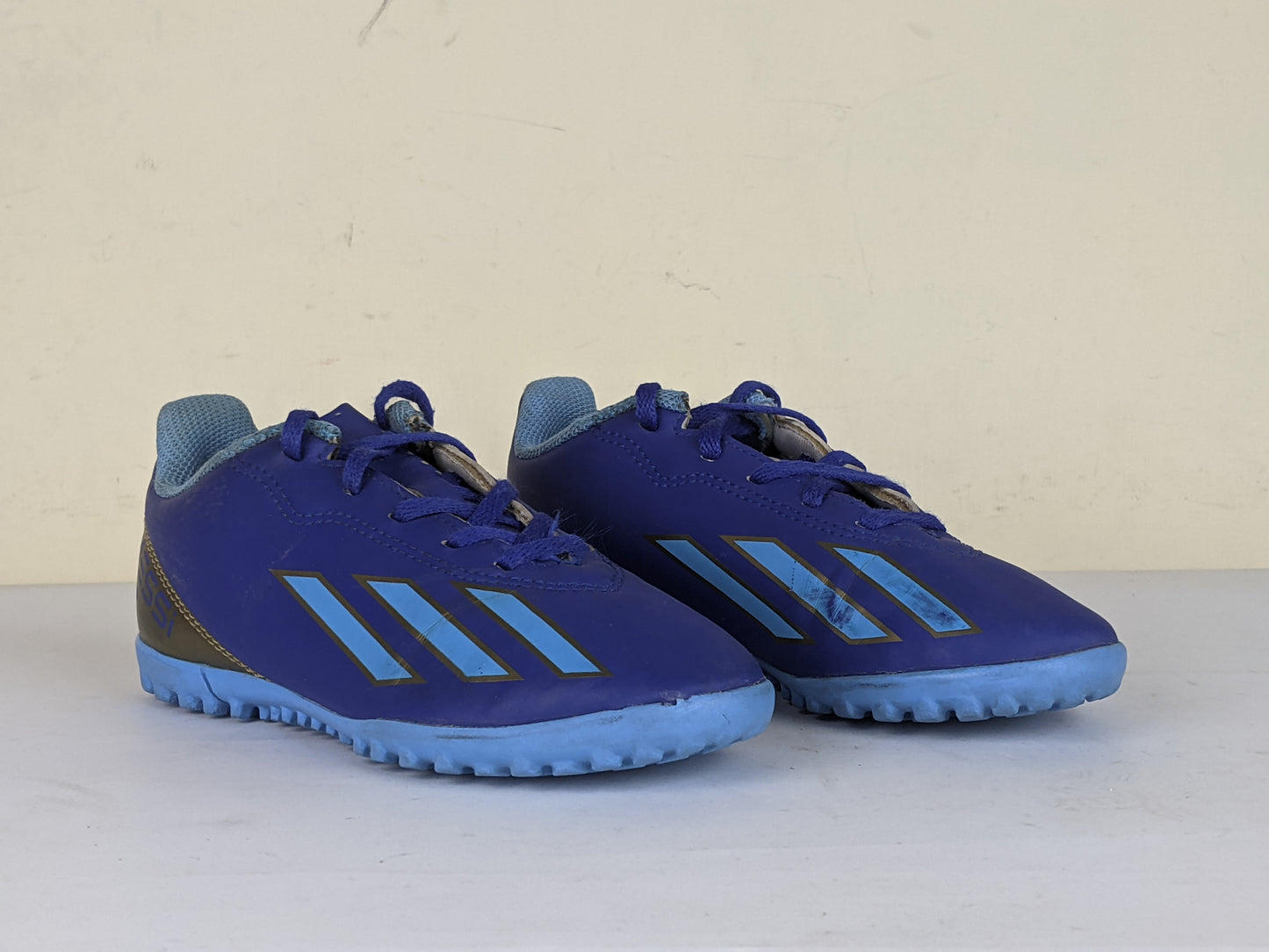 adidas X Crazyfast Messi Club TF Spark Gen10s - Lucid Blue/Blue Burst/Footwear White Kids