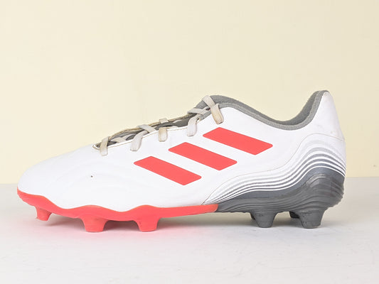 adidas Copa Sense .3 FG WhiteSpark - Footwear White/Solar Red/Iron Metal Kids