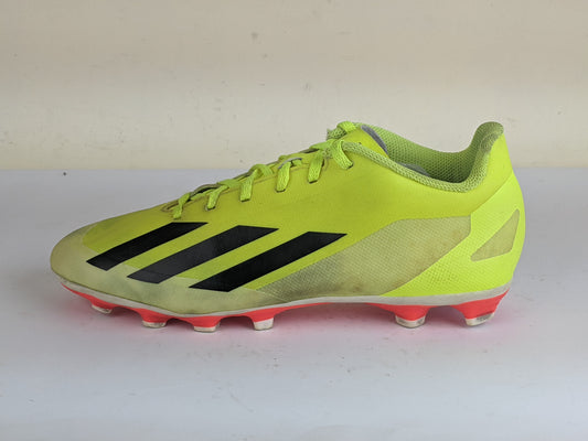 adidas X Crazyfast Club FxG Solar Energy - Solar Yellow/Core Black/Footwear White