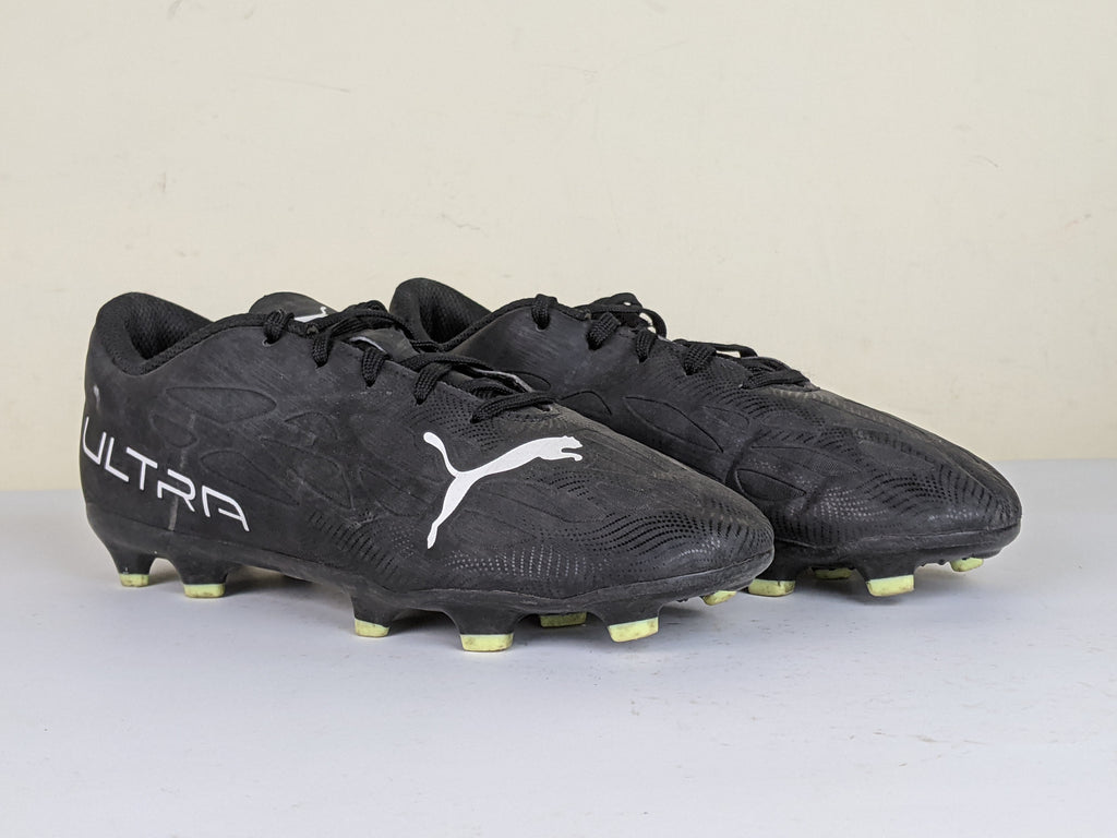PUMA Ultra 4.4 FG/AG Eclipse - Black/White/Fizzy Yellow Kids