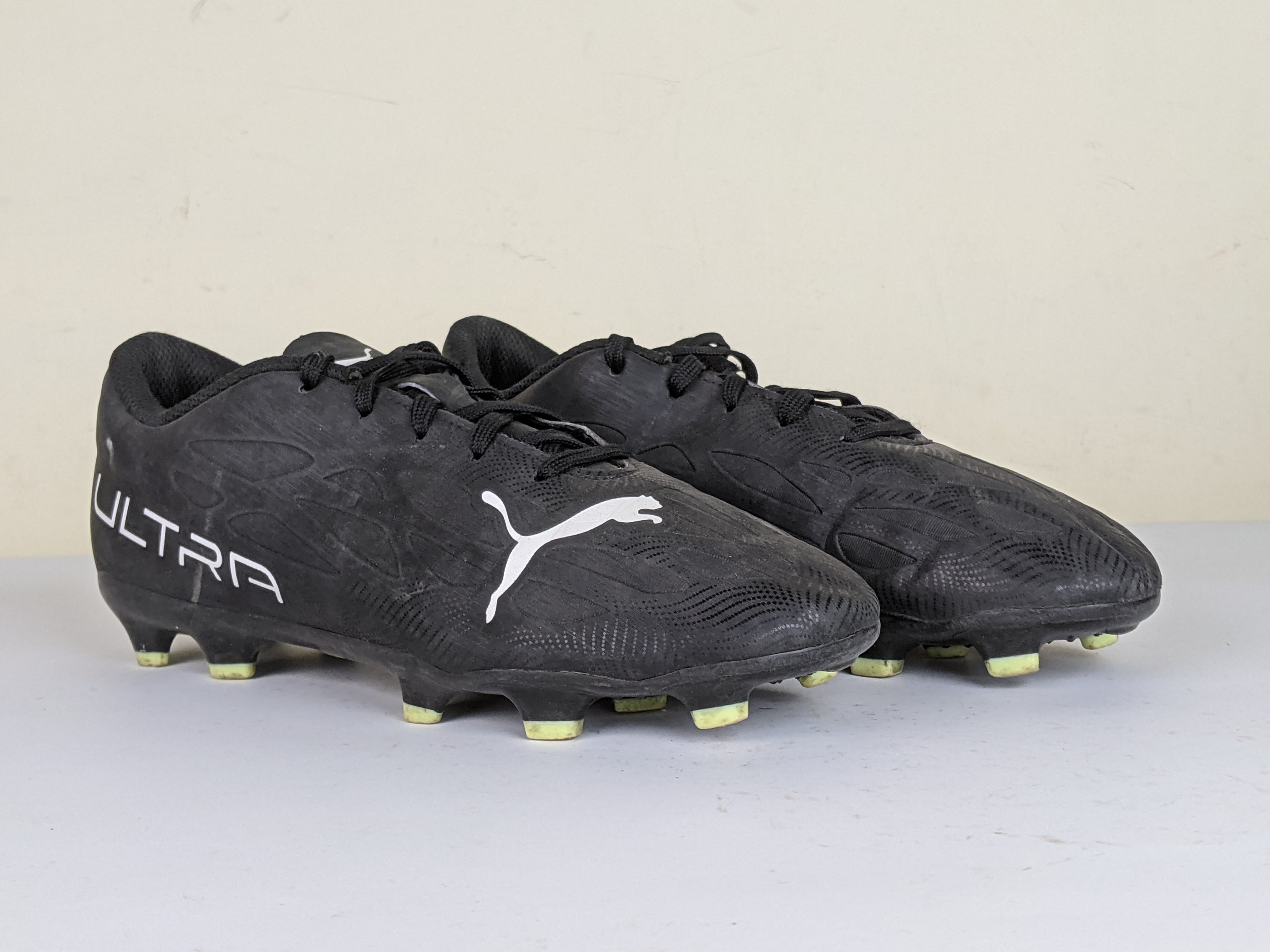 PUMA Ultra 4.4 FG/AG Eclipse - Black/White/Fizzy Yellow Kids