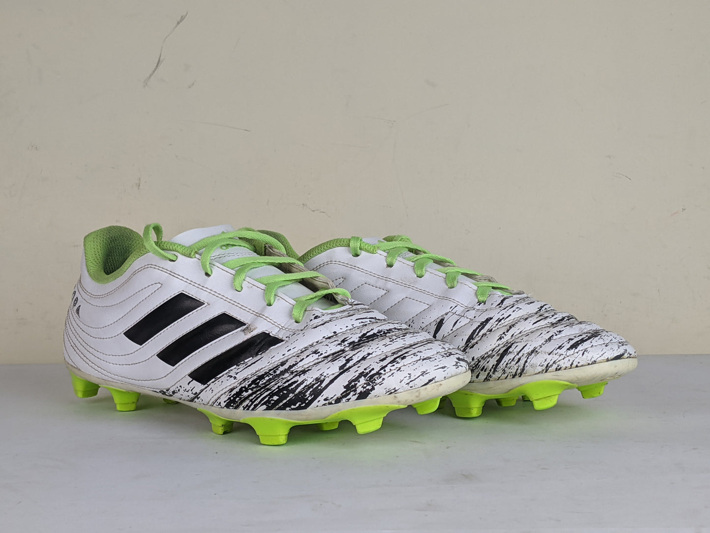 adidas Copa 20.4 FG/AG Uniforia - Footwear White/Core Black/Signal Green