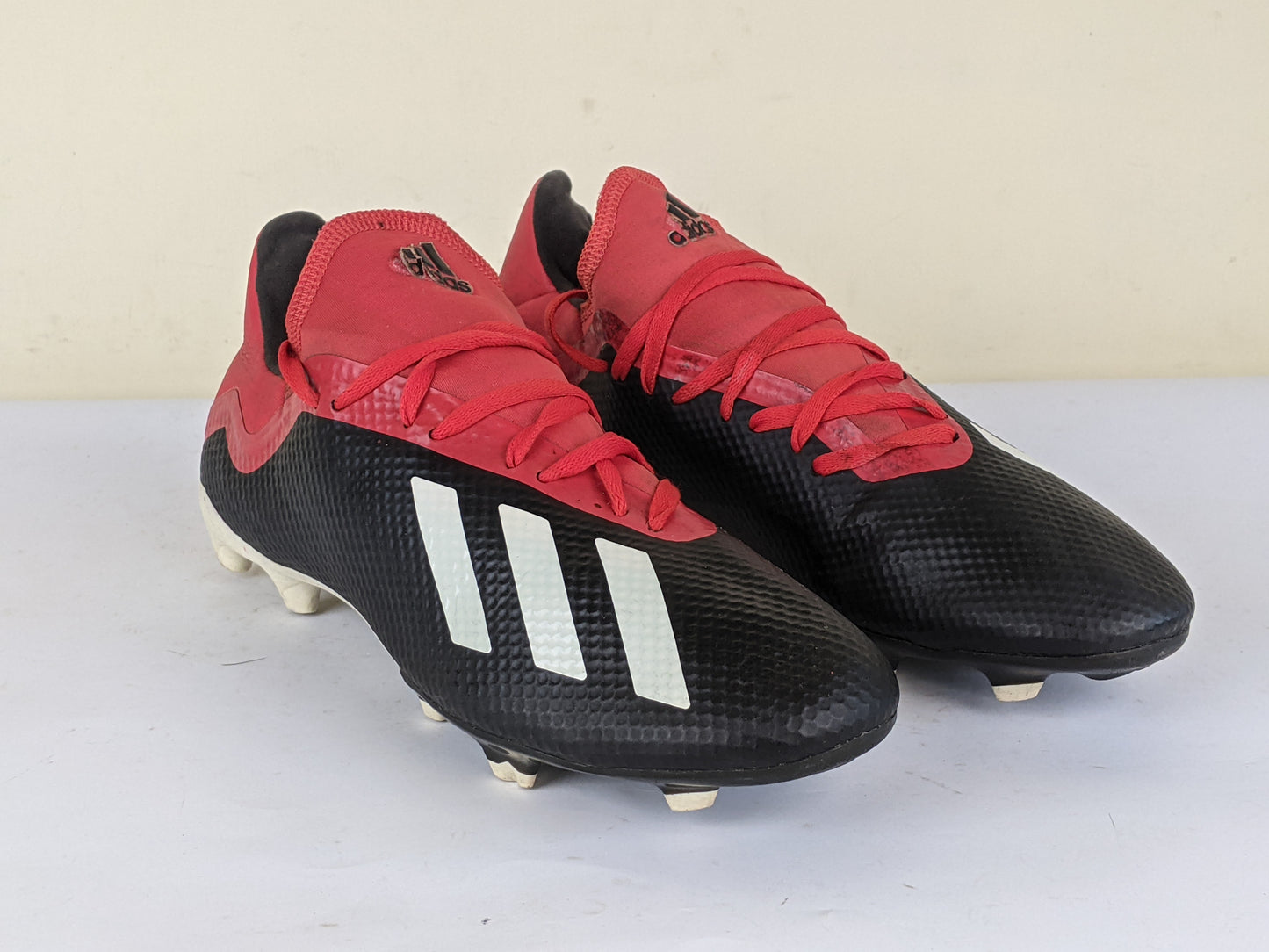 adidas X 18.3 FG/AG Initiator - Core Black/Off White/Action Red