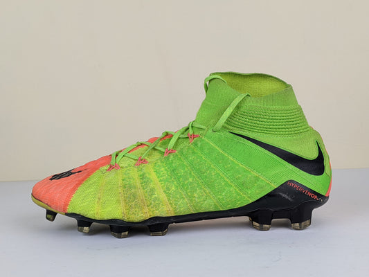 Nike Hypervenom Phantom 3 DF FG Radiation Flare - Electric Green/Black/Hyper Orange
