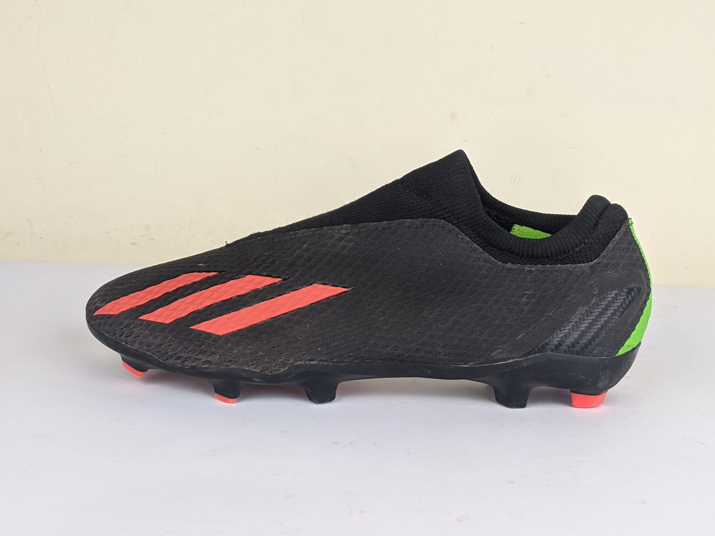 adidas X Speedportal .3 Laceless FG Nightstrike - Core Black/Solar Red/Solar Green