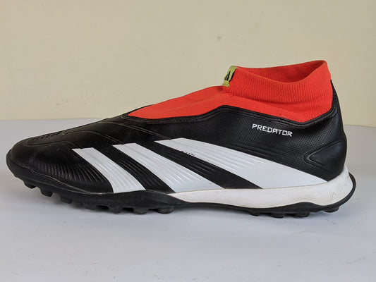 adidas Predator League Laceless TF Solar Energy - Core Black/Footwear White/Solar Red