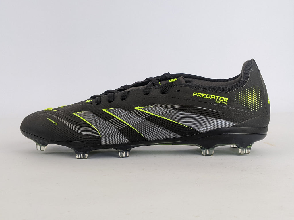 adidas Predator Pro FG Electric Stealth - Core Black/Carbon/Lucid Lemon (Brand New)