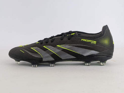 adidas Predator Pro FG Electric Stealth - Core Black/Carbon/Lucid Lemon (Brand New)