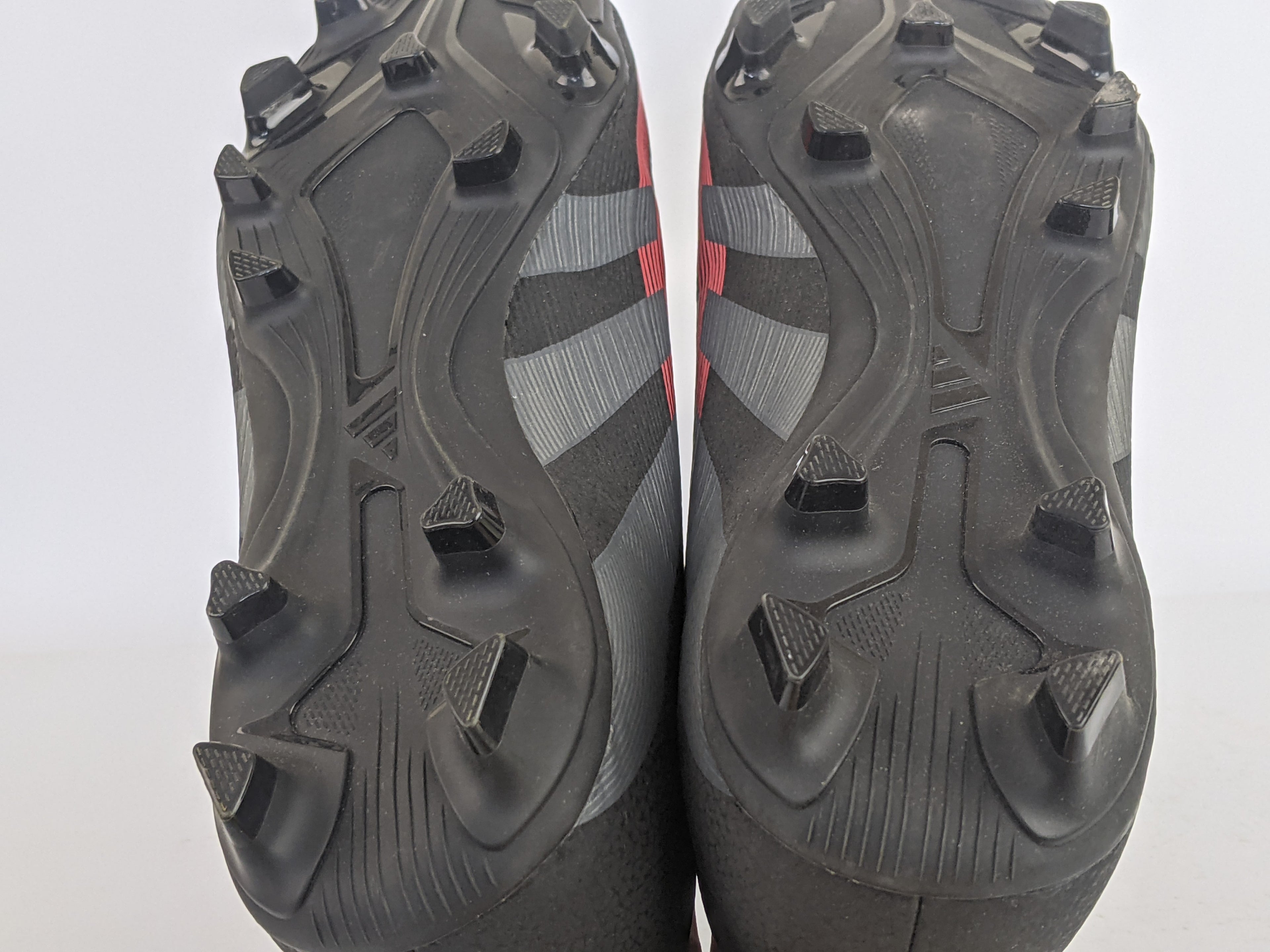 adidas Predator Club FxG Stealth Victory - Core Black/Grey Four/Lucid Red (Brand New)