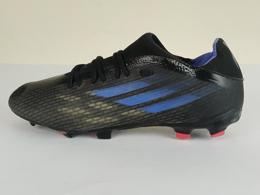 adidas X Speedflow .3 FG Edge of Darkness - Core Black/Sonic Ink/Solar Yellow