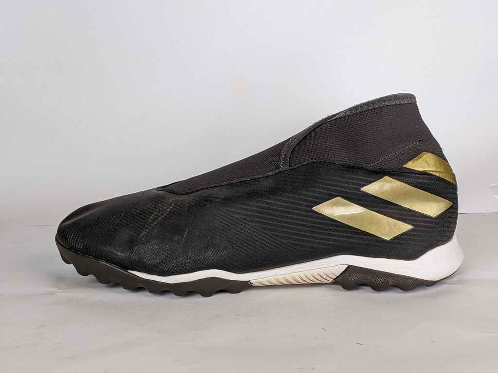 adidas Nemeziz Tango 19.3 TF Laceless Dark Motion - Core Black/Gold Metallic