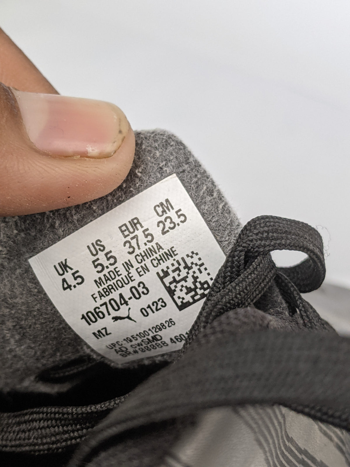 PUMA Tacto II FG Junior 'Grey