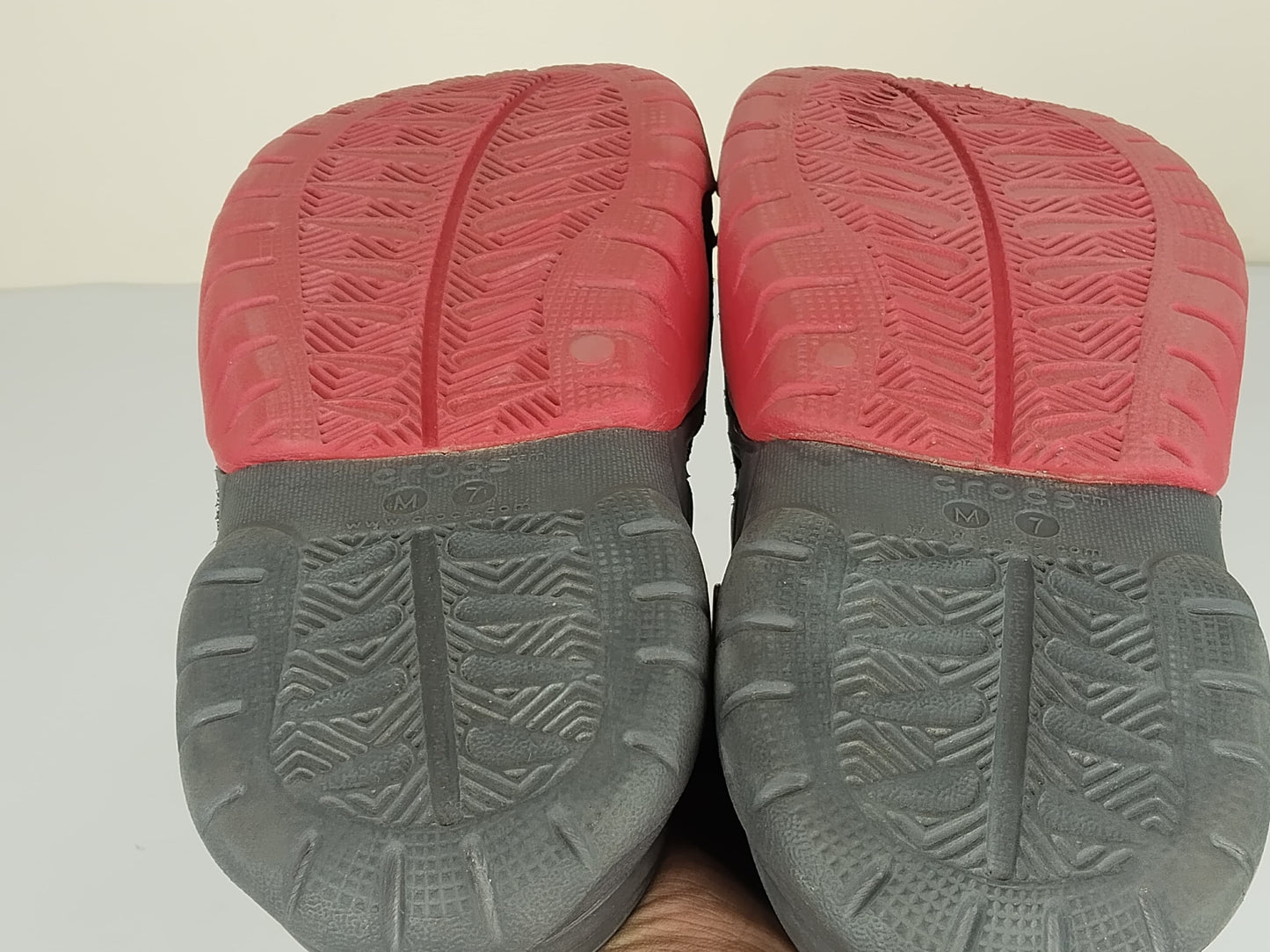 Crocs Duet Max II Clog 'Grey/Red'