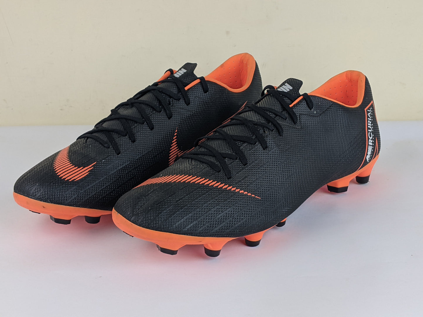 Nike Mercurial Vapor 12 Academy MG Fast AF - Black/Total Orange/White
