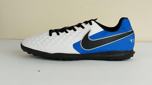 Nike Tiempo Legend 8 Club TF Daybreak - White/Black/Hyper Royal/Metallic Silver