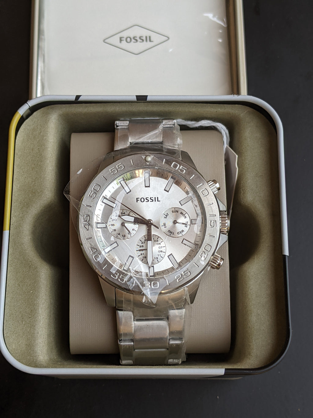 Fossil Bannon Multifunction Stainless Steel Watch - BQ2490