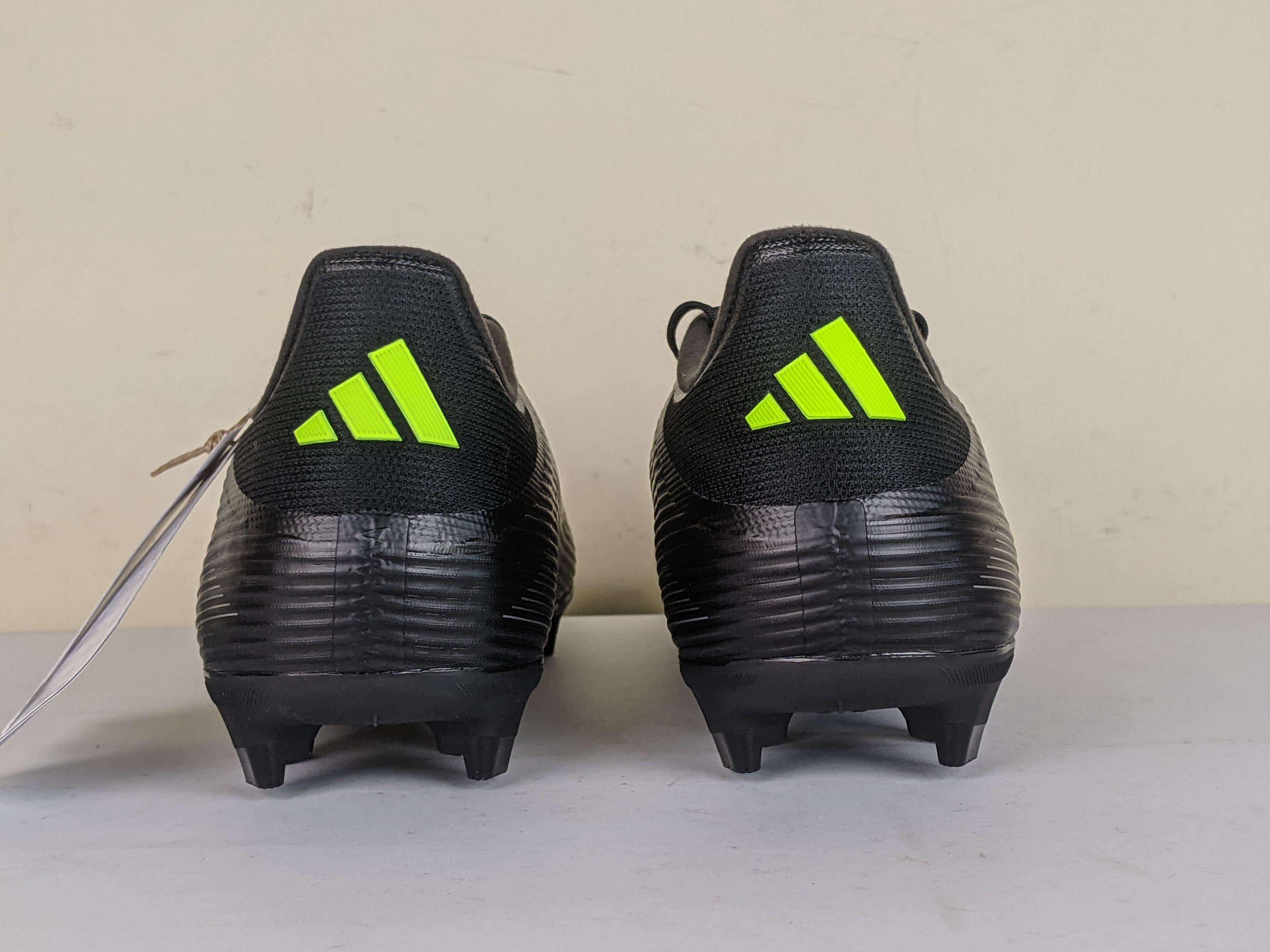 adidas F50 League FG/AG Electric Stealth - Core Black/Iron Metal/Lucid Lemon (Brand New)