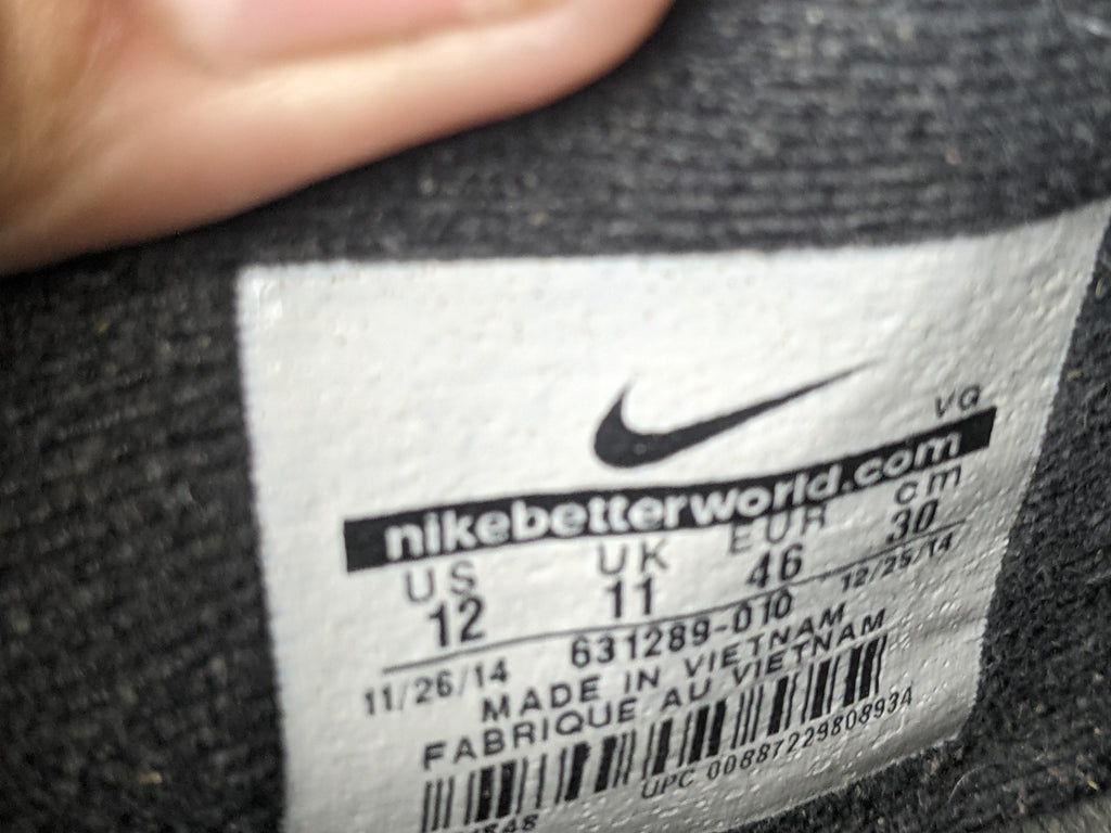 Nike Tiempo Rio II TF Black/White