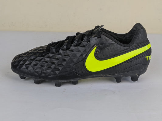 Nike Tiempo Legend 8 Club MG- Black/Yellow/Dark Smoke Grey Kids