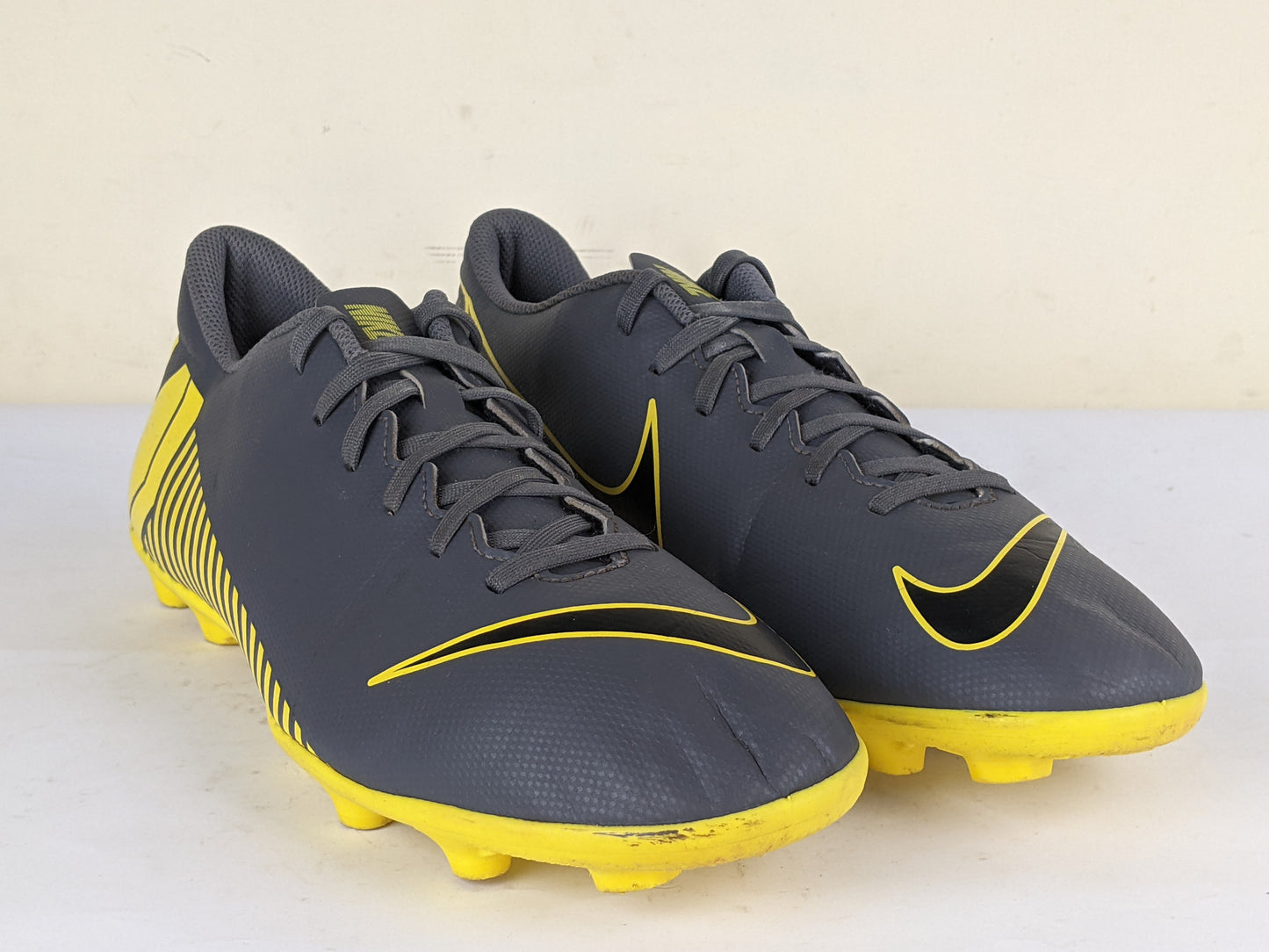 Nike Mercurial Vapor 12 Club FG 'Wolf Grey/Yellow