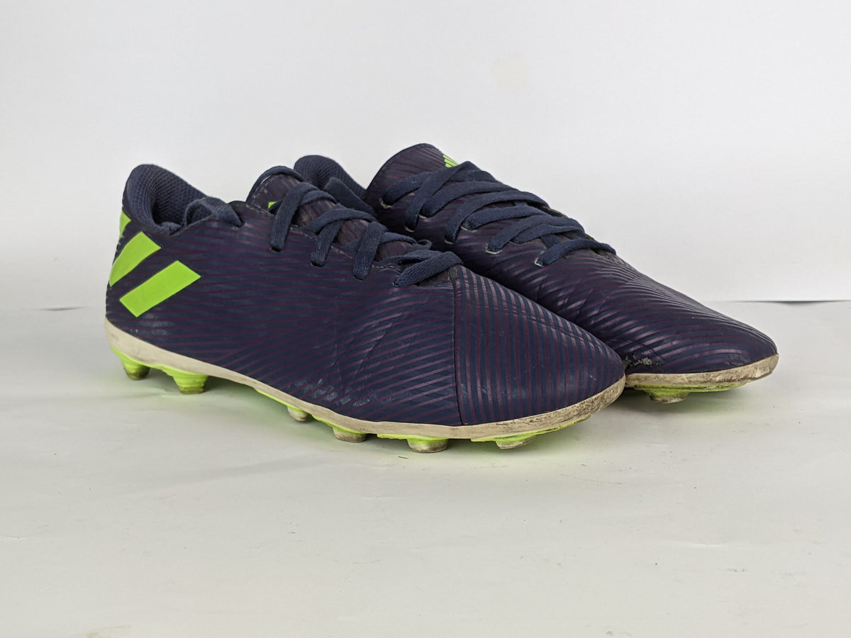 adidas Nemeziz Messi 19.4 FG/AG - Tech Ink/Signal Green/Glory Purple Kids