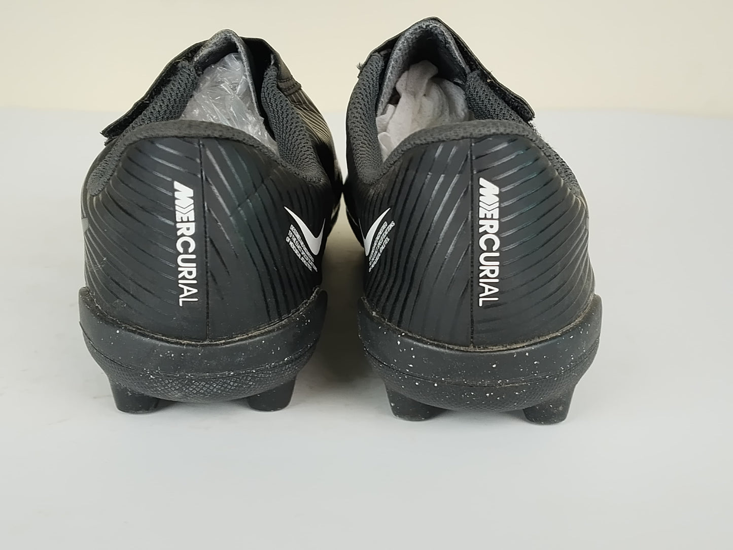 Nike Mercurial Vapor 15 Club Velcro MG - Black/Smoke Grey/Summit White Kids