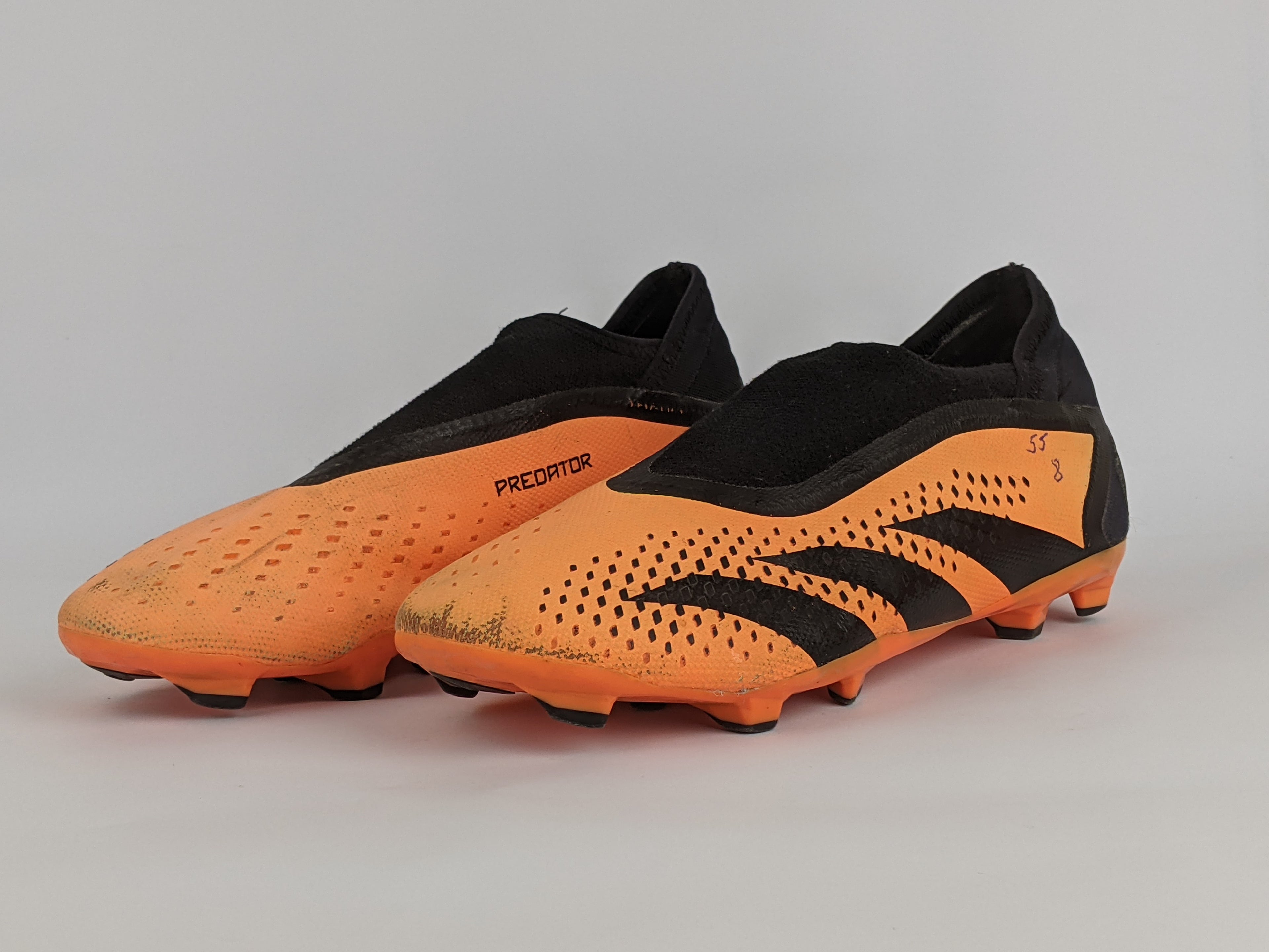 adidas Predator Accuracy .3 Laceless FG Heatspawn - Solar Orange/Core Black