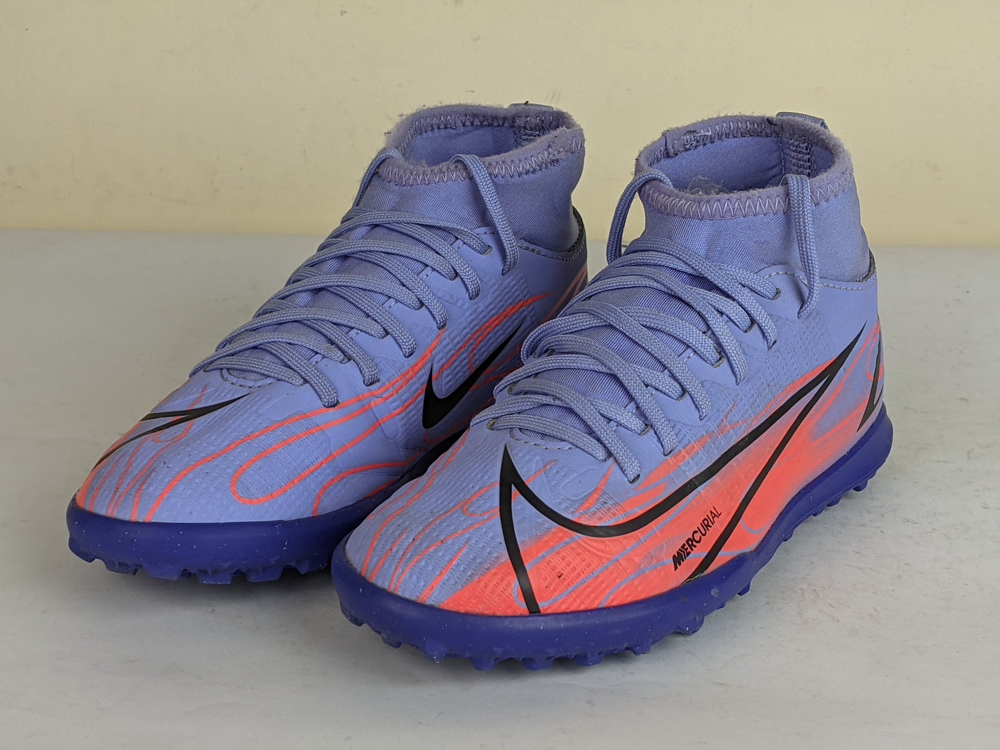 Nike Mercurial Superfly 8 Club TF KM Flames - Light Thistle/Metallic Silver Kids