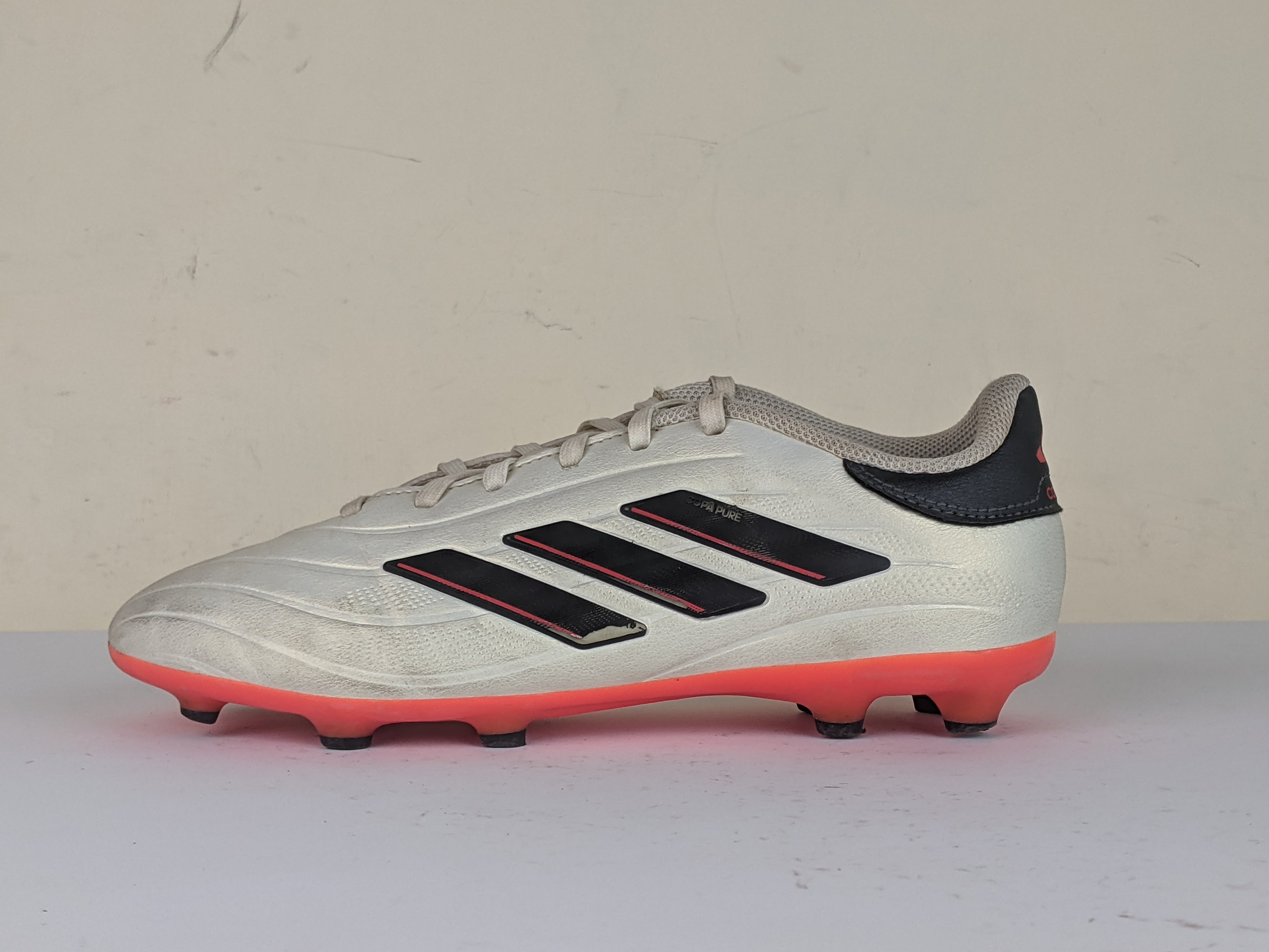 adidas Copa Pure 2 League FG Solar Energy - Ivory/Core Black/Solar Red Kids