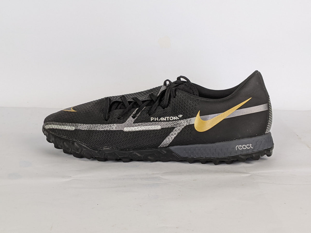 Nike Phantom GT 2 Pro TF Shadow - Black/Metallic Dark Grey/Metallic Gold