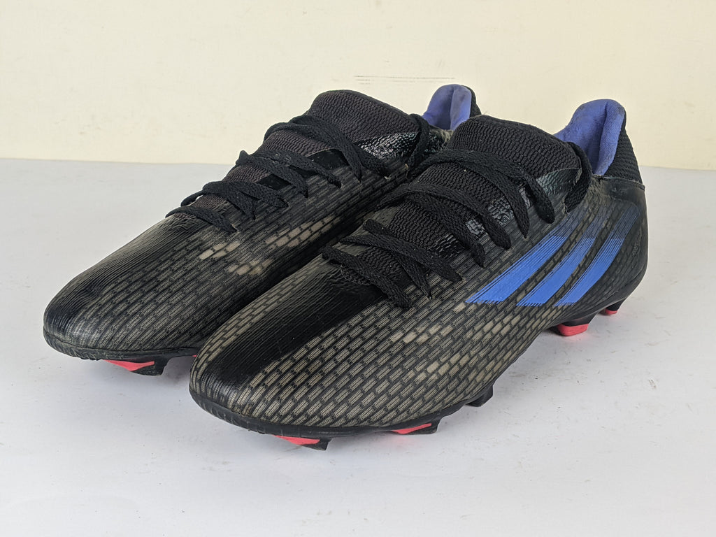 adidas X Speedflow .3 FG Edge of Darkness - Core Black/Sonic Ink/Solar Yellow (Slightly Damaged)